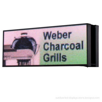 Full Color Led Scrolling Message Sign For Cars , P20 Outdoor Dip Board